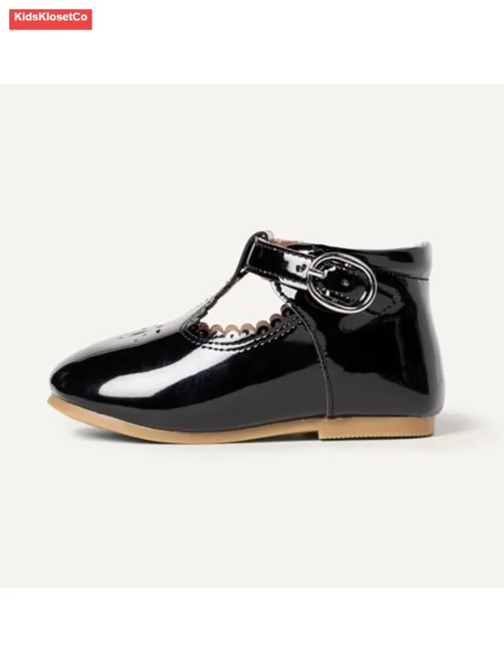 Toddlers & Baby Girls Non-Slip Mary Jane Shoes Faux Patent Leather